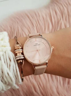 Hot Damski Zegarek Giorgio & Dario Orgeno Brązowy Zegarki