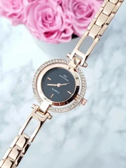 Sale Giorgio&Dario Damski Zegarek Giorgio & Dario Z Cyrkoniami Get Różowe Złoto