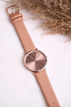 Best Damski Zegarek Różowe Złoto Rosie Zegarki