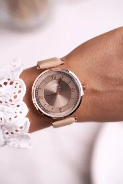 Zegarki>Michael John Damski Zegarek Różowe Złoto Martha