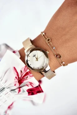 Best Damski Zegarek Złoty Yonner Zegarki