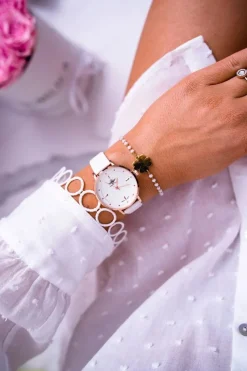 Zegarki>Michael John Damski Zegarek Biały Skadiara