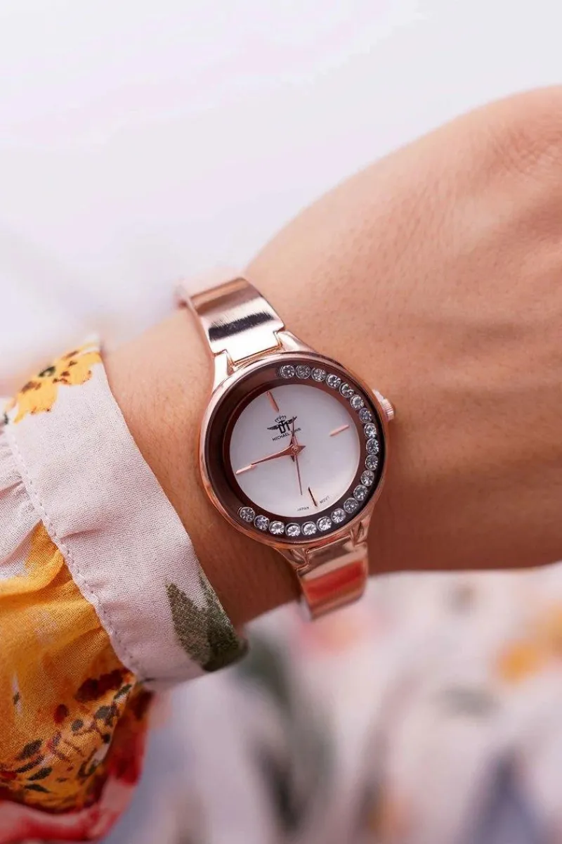 Zegarki>Michael John Damski Zegarek Złoty Róż Mirava