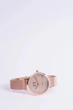 Best Michael John Damski Zegarek Elis Różowe Złoto / Złota Tarcza