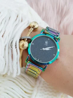 Clearance Damski Zegarek Yves Benzynowy Multicolor Zegarki