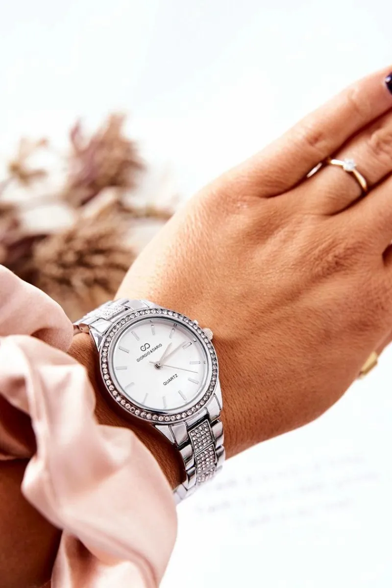 Outlet Giorgio&Dario Damski Zegarek Z Bransoletą Srebrny