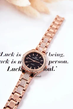 New Giorgio&Dario Damski Zegarek Z Bransoletą Różowe Złoto