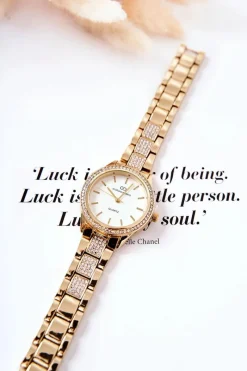 New Giorgio&Dario Damski Zegarek Z Bransoletą Złoty