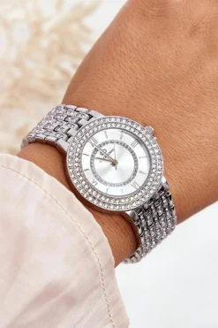 Giorgio&Dario Damski Zegarek Ze Zdobieniem Giorgio & Dario GDM1556 Srebrny