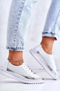 Półbuty Skórzane><noscript><img width=