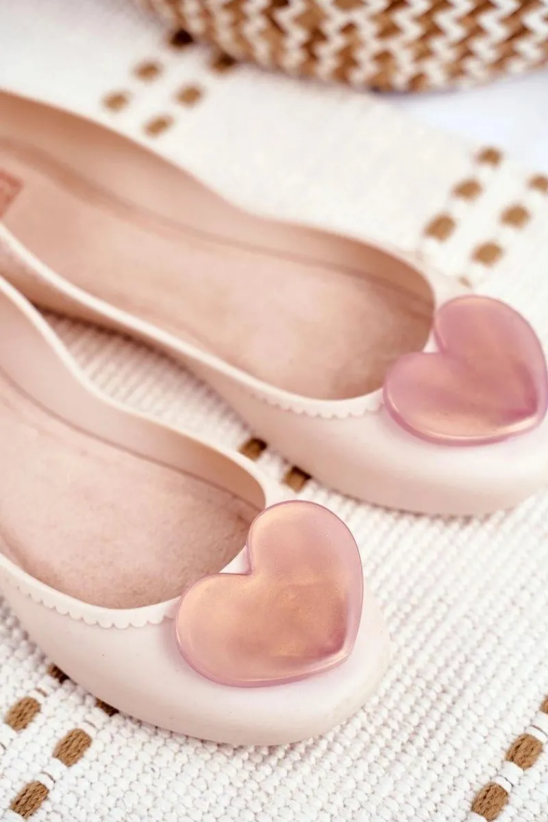 New ZAXY Damskie Baleriny Pachnące Gumowe Beżowe FF285051