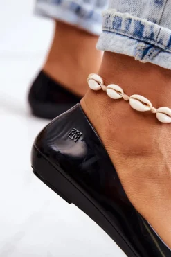 Baleriny Klasyczne></noscript>ZAXY Damskie Baleriny Pachnące Gumowe JJ285048 Czarne