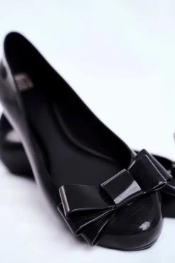 Clearance ZAXY Damskie Baleriny Pachnące Gumowe Czarne FF285057