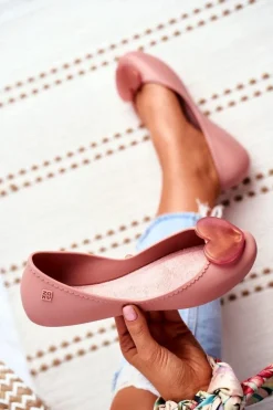 Baleriny Klasyczne>ZAXY Damskie Baleriny Pachnące Gumowe Różowe FF285052
