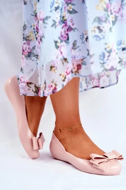 ZAXY Damskie Baleriny Pachnące Gumowe Jasno Różowe FF285058