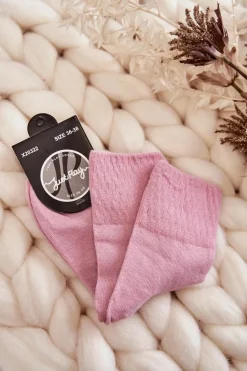 Skarpetki|Skarpetki>Just Play Damskie Bawełniane Klasyczne Skarpetki Różowe