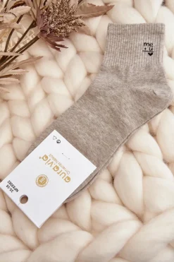 Skarpetki|Skarpetki>Just Play Damskie Bawełniane Skarpety Szare