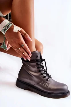 Botki Sznurowane|Botki Zimowe Damskie><noscript><img width=