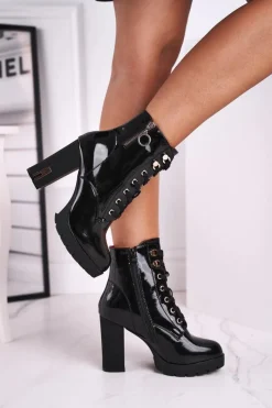 Botki Sznurowane|Botki Na Słupku><noscript><img width=