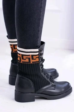 Botki Sznurowane|Botki Płaskie><noscript><img width=