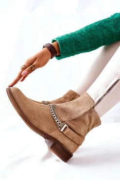 Botki Wiosenne|Brązowe I Beżowe Botki><noscript><img width=