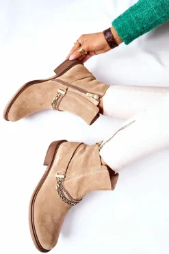 Botki Wiosenne|Brązowe I Beżowe Botki><noscript><img width=