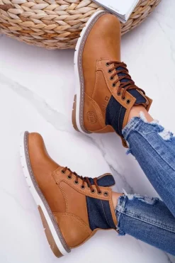 Damskie Trapery|Botki Sznurowane><noscript><img width=