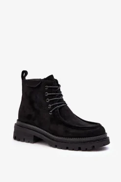 New Damskie Botki Trapery Na Suwak Czarne Apolosi Damskie Botki Ocieplane|Damskie Trapery