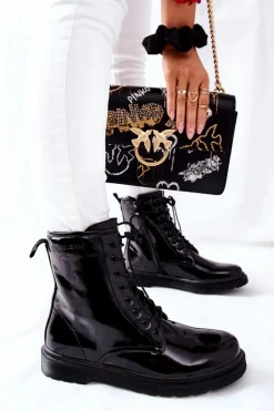 Clearance Cross Jeans Damskie Botki Trzewiki Czarne GG2R4023