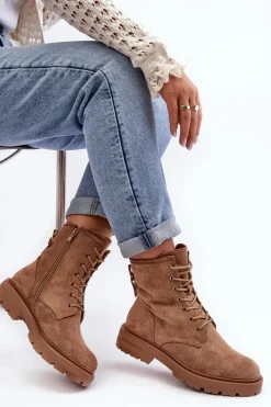 Botki Sznurowane|Botki Zimowe Damskie><noscript><img width=