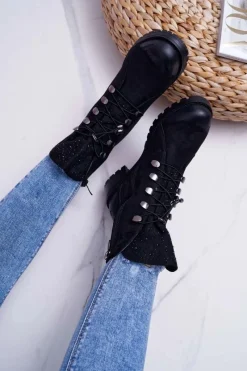 Botki Sznurowane|Botki Zimowe Damskie><noscript><img width=