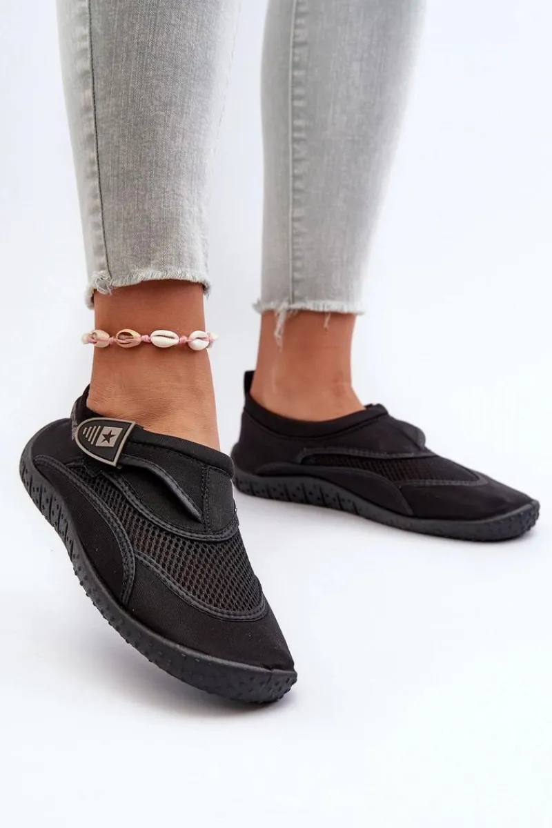 Big Star Shoes Damskie Buty Do Wody Czarne Big Star NN274A805 Czarny