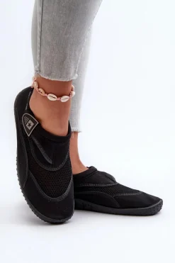 Big Star Shoes Damskie Buty Do Wody Czarne Big Star NN274A805 Czarny