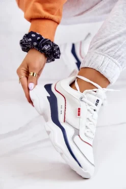 Best Big Star Shoes Damskie Buty Sportowe Big Star JJ274A116 Białe
