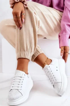 New GOE Damskie Buty Sportowe JJ2N4053 Białe