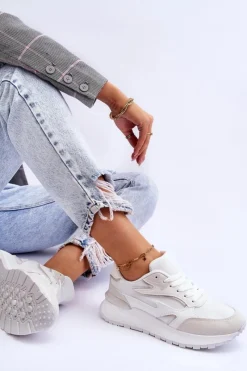 Buty Sportowe Na Platformie|Sneakersy Damskie></noscript>Boto Damskie Buty Sportowe Na Platformie Białe Henley
