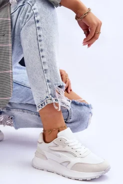 Buty Sportowe Na Platformie|Sneakersy Damskie></noscript>Boto Damskie Buty Sportowe Na Platformie Białe Henley