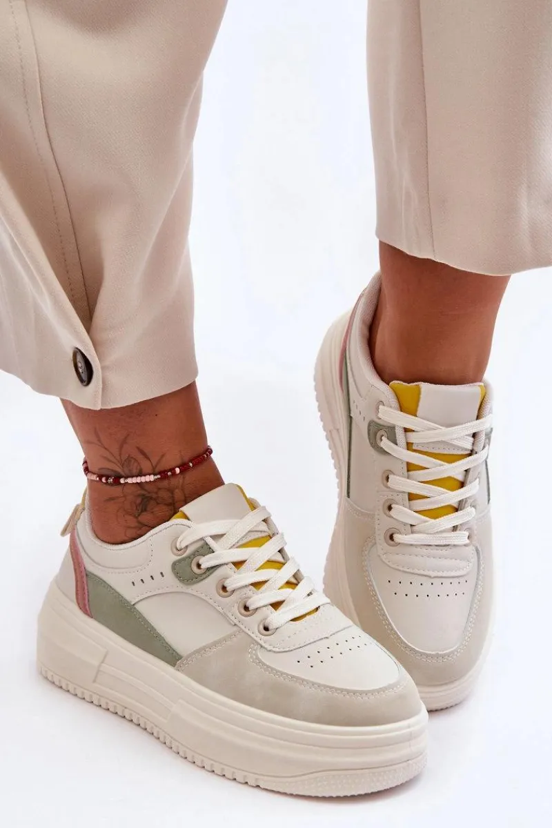 Hot Boto Damskie Buty Sportowe Na Masywnej Platformie Wielokolorowe Gemma