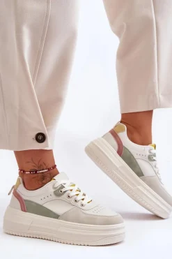 Hot Boto Damskie Buty Sportowe Na Masywnej Platformie Wielokolorowe Gemma