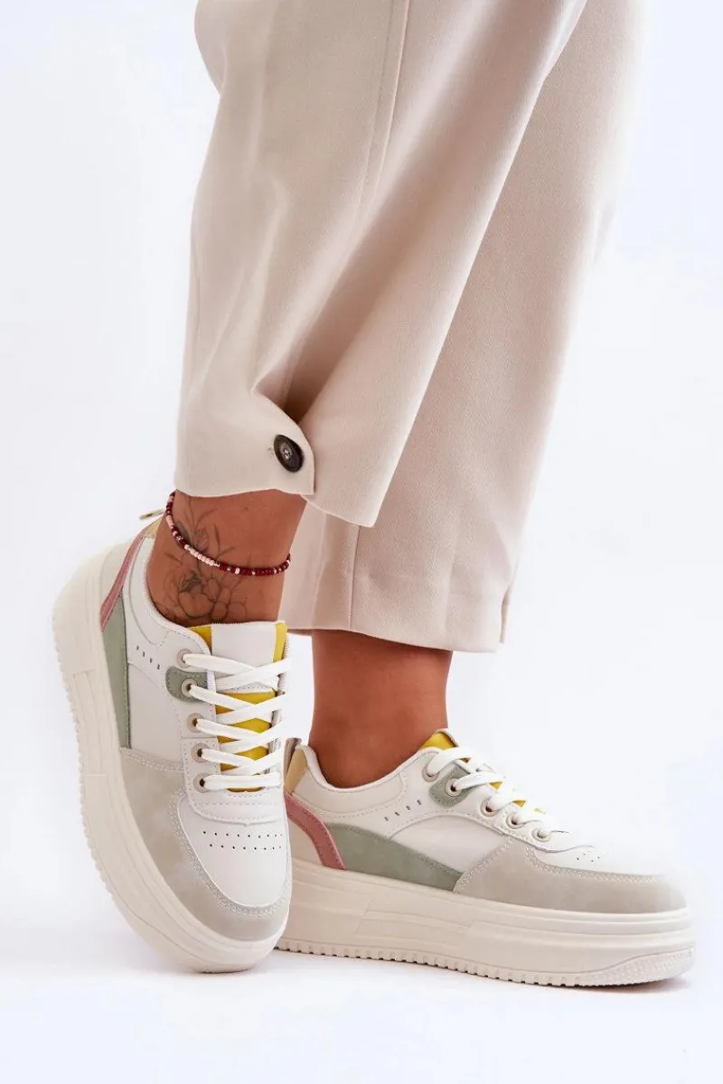 Hot Boto Damskie Buty Sportowe Na Masywnej Platformie Wielokolorowe Gemma