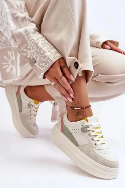 Hot Boto Damskie Buty Sportowe Na Masywnej Platformie Wielokolorowe Gemma