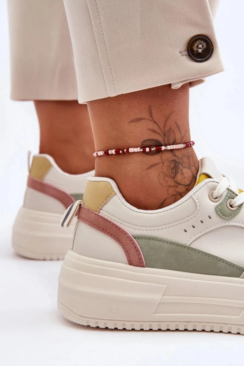 Hot Boto Damskie Buty Sportowe Na Masywnej Platformie Wielokolorowe Gemma