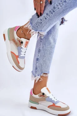 Outlet Big Star Shoes Damskie Buty Sportowe Sneakersy Big Star LL274437 Multikolor