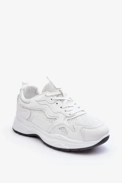 Online Boto Damskie Buty Sportowe Sneakersy Na Platformie Białe Lomare