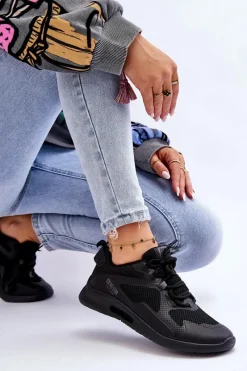 Buty Sportowe Na Platformie|Buty Sportowe Big Star></noscript>Big Star Shoes Damskie Buty Sportowe Sneakersy Big Star LL274372 Czarne
