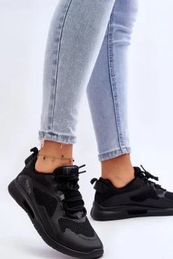 Buty Sportowe Na Platformie|Buty Sportowe Big Star></noscript>Big Star Shoes Damskie Buty Sportowe Sneakersy Big Star LL274372 Czarne