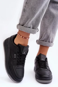 Outlet Damskie Buty Sportowe Sneakersy Big Star MM274353 Czane Damskie Buty Sportowe Big Star|Sneakersy Damskie