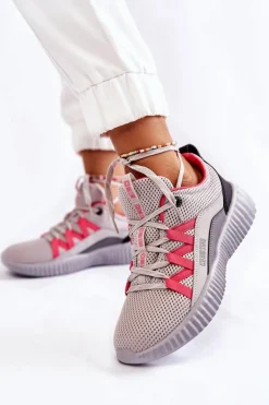 Buty Sportowe Na Platformie|Buty Sportowe Big Star></noscript>Big Star Shoes Damskie Buty Sportowe Sneakersy Big Star KK274060 Szare