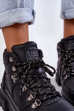 Trekkingowe Damskie|Damskie Trapery></noscript>Lee Cooper Damskie Buty Trekkingowe LCJ-22-31-1435 Czarne