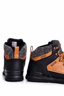 Sale Damskie Buty Trekkingowe Big Star Camel GG274619 Damskie Trekkingowe Damskie